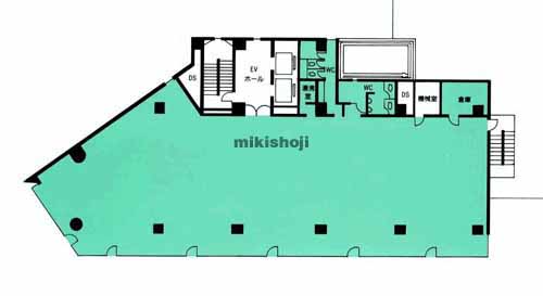 六本木山田ビル 平面1