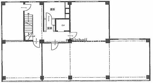 銀楽ビル 平面1