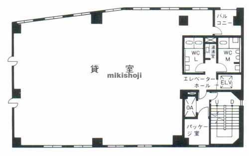明治安田生命目黒ビル 平面1