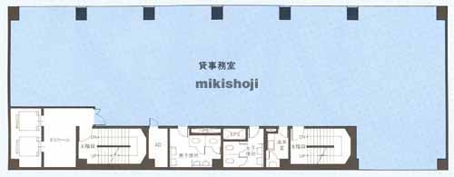 渋谷三丁目スクエアビル 平面1