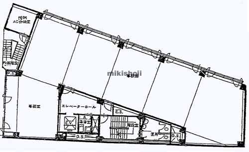 平岡ビル 平面1