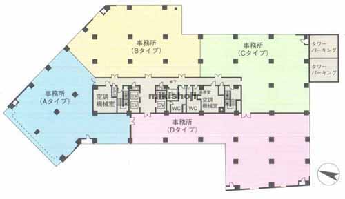 ＦＯＲＥＣＡＳＴ新宿ＳＯＵＴＨ 平面1