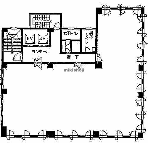 中島ゴールドビル 平面1