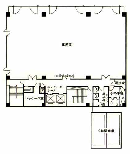 朝日生命江東ビル 平面1