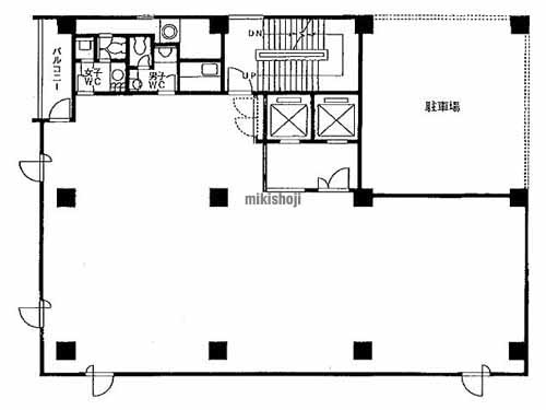 亀田ビル 平面1