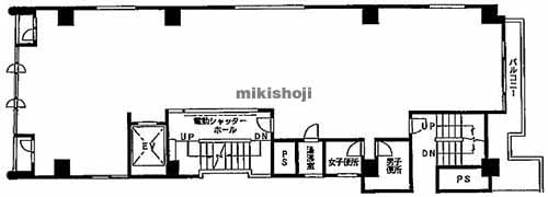 田園新宿ビル 平面1