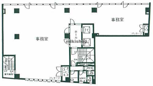 赤坂アビタシオンビル 平面1