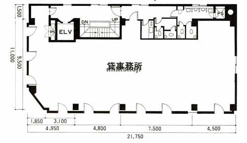 長谷川ビル 平面1