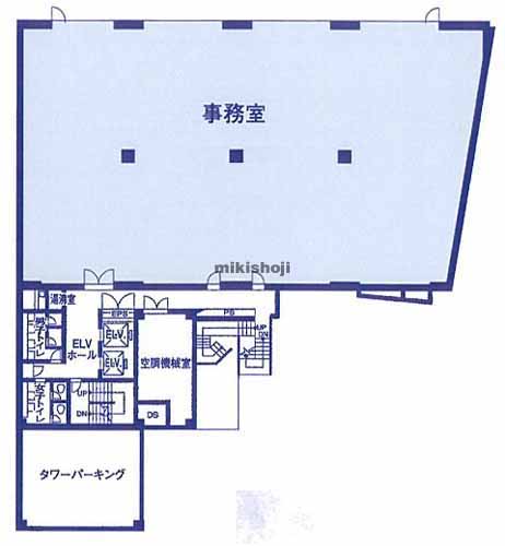 赤坂檜町ビル 平面1