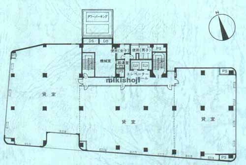 明治安田生命五反田ビル 平面1