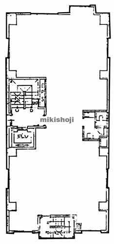 麻布エスビル 平面1