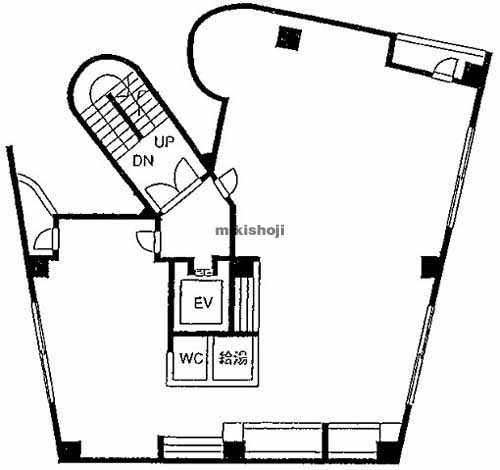 赤坂プラザビル 平面1