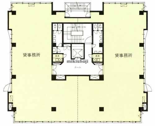 松栄ビル（北館） 平面1