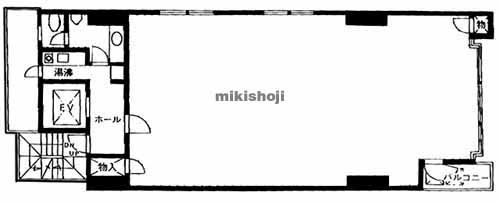 ウンピン虎ノ門ビル 平面1