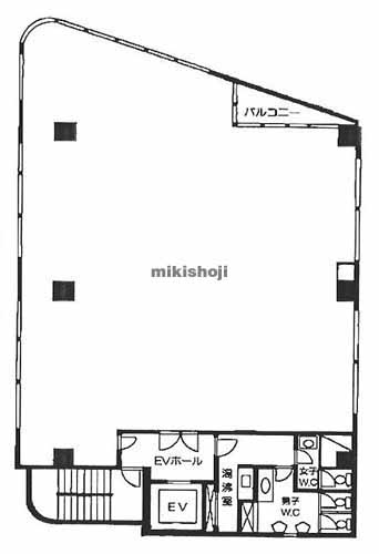 ＲＢＭ八丁堀駅前ビル 平面1
