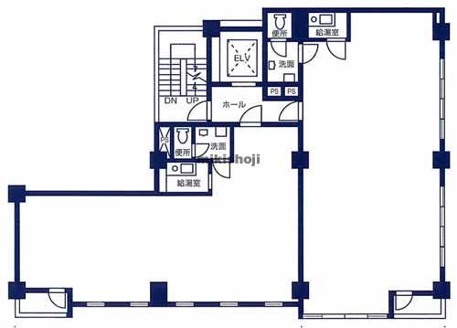 絹川ビル 平面1
