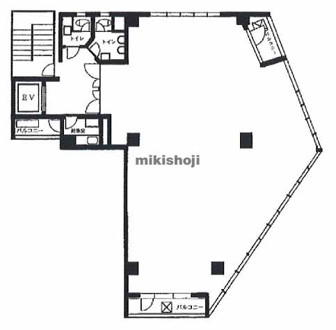 神田神保町のサンライトビル 平面1