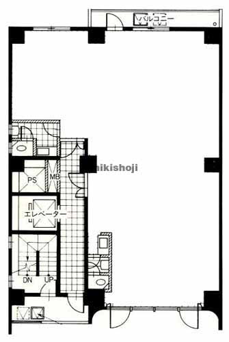 新宿エステートビル 平面1