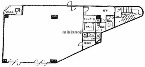ミクニ六本木ビル 平面1