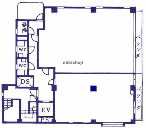 若竹ビル 平面1