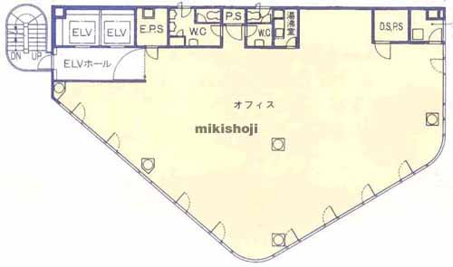 パシフィックマークス新宿サウスゲート 平面1