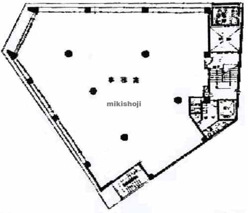 京測ビル（ワッティｰ本社ビル） 平面1