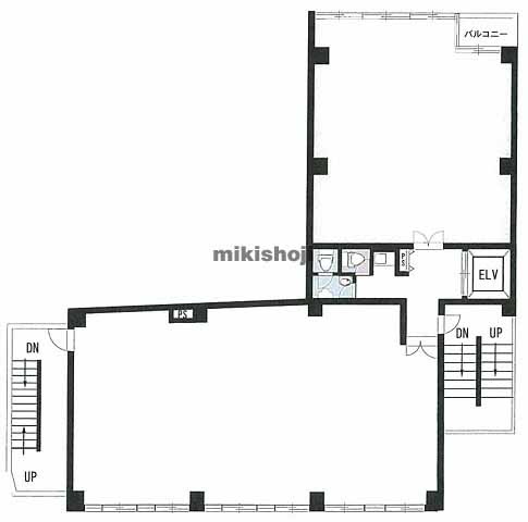 日本橋小綱町・蛎殻町の茅場町Ｋ－１ビル 平面1