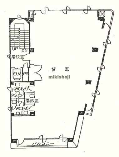 松涛栄光ビル 平面1