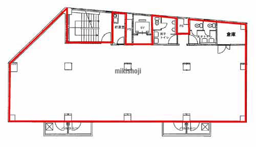 代々木ビル 平面1