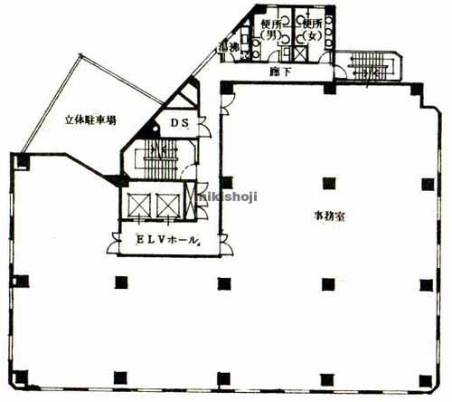 ジブラルタ生命池袋ビル 平面1