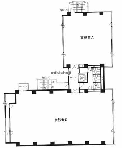 タカタアロマビル 平面1