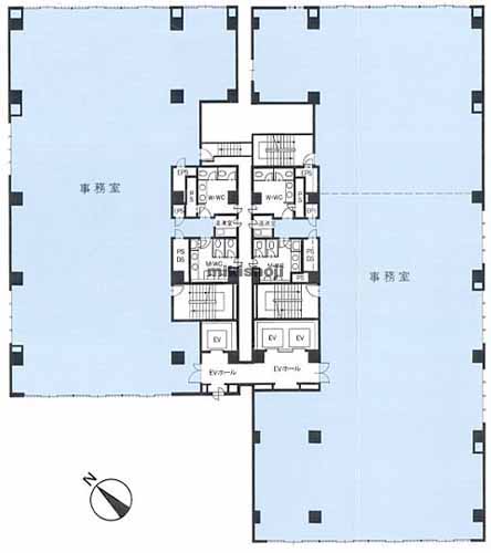 ＫＤＸ東茅場町三洋ビル 平面1