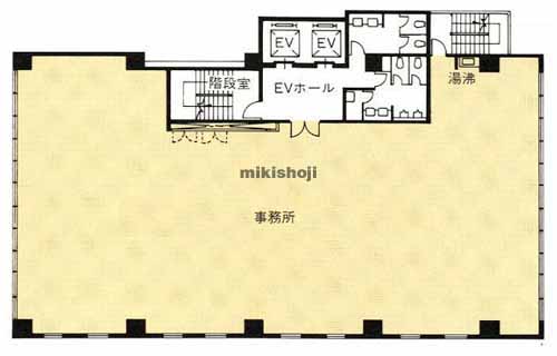 秀和御徒町ビル・平野ビル 平面1
