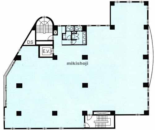 千駄ヶ谷の代々木ＴＲビル 平面1