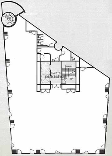 虎ノ門・愛宕の虎ノ門ピアザビル 平面1