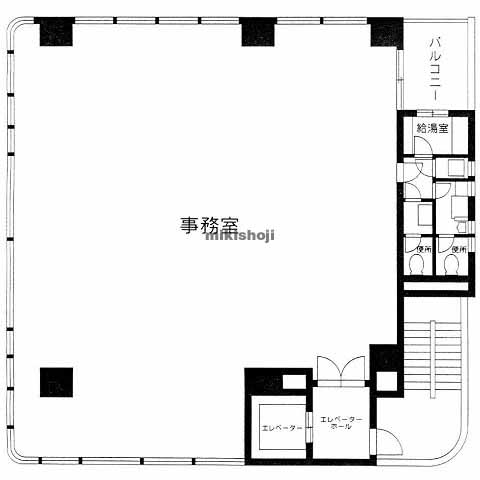 北海ビル新橋 平面1