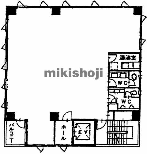 小伝馬町・大伝馬町の丸森ビル 平面1