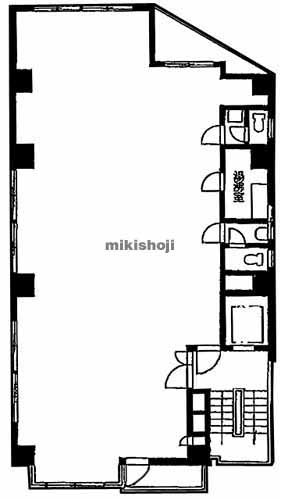 早稲田クローバービル 平面1