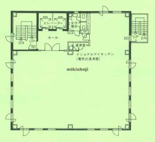 久保寺ツインタワービル 平面1