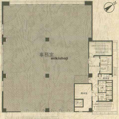 八丁堀グランデビルディング 平面1