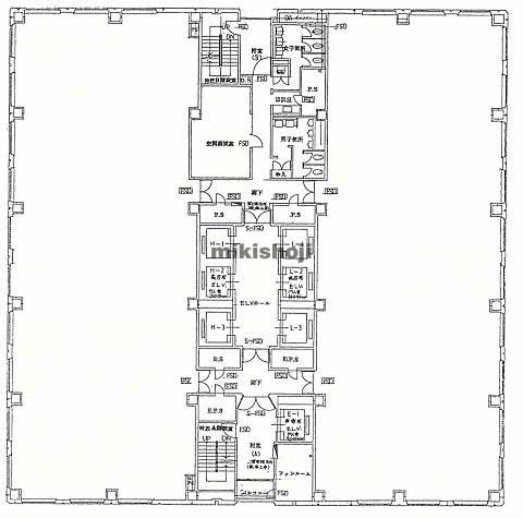 ＴＯＣ大崎ビルディング 平面1