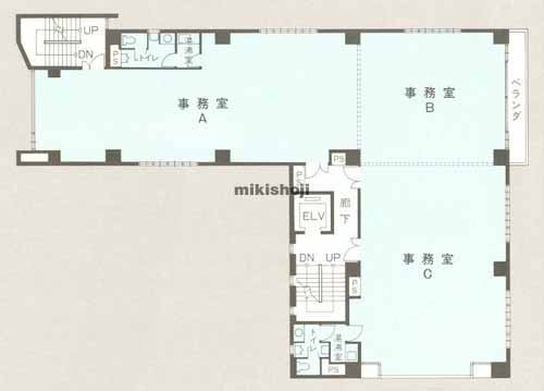 平和ビル 平面1