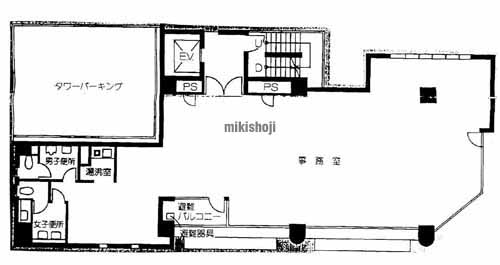 安藤ビル 平面1