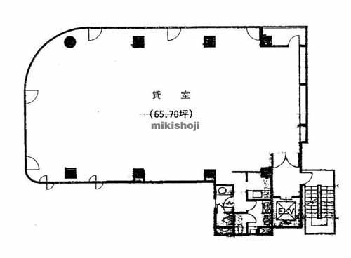 ウンピン神田ビル 平面1