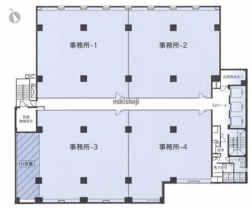 アーバン虎ノ門ビル 平面1