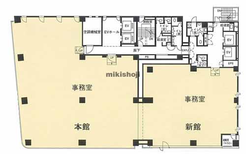 北越製紙ビルディング 平面1