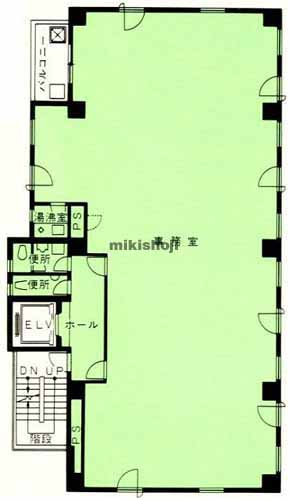 蠣殻町ビルディング 平面1