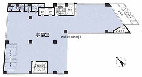 千駄ヶ谷の代々木フォレストビル 平面1