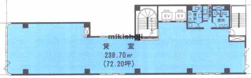 東日本橋・日本橋久松町のプライム東日本橋一丁目ビル 平面1