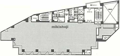 象印・東京ビル 平面1